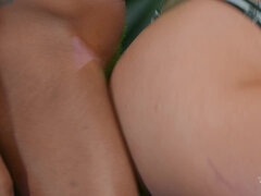 アナル, デカ尻, フェラチオ, バック, 異人種間, タトゥー, オッパイの, 濡れ