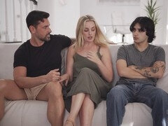Charlie Forde and Ryan Driller engage in a steamy MMF threesome with skillful coaching