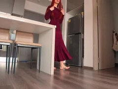 Step Mom Catches Son Hard While Working - Taboo Family Sex & Doggystyle MILF
