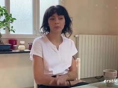 Leie, Arsch, Französisch, Deutsch, Behaart, Hardcore, Solo, Vibrator