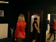Блондинки, Танцы, Каблуки, Колготки, Стриптиз, Глотающие, Втроем