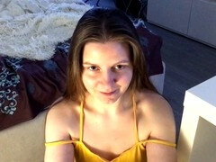 Amateur, Grosse bite, Sucer une bite, Robe, Russe, Esclave