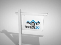 Property agent having POV sex - brunette PAWG with big naturals