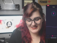 Wohlbeleibte schöne frauen, Pummelig, Frau, Öffentlich, Rotschopf, Solo, Spielzeuge, Vibrator