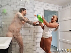 お尻, フェラチオ, 捕まる, チン, バック, キス, 魅力的, タトゥー