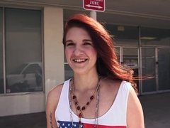 Mamada, Polla, Estilo perrito, Primera ves, Dinero, Tetas naturales, Al aire libre, Bragas