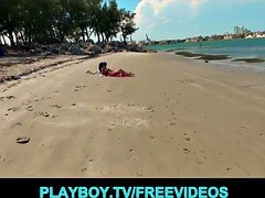 Two beauties give POV double BJ