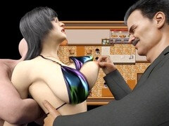 Tridimensionnel, Cul à la bouche, Gros cul, Bikini, Femme couguar, Mère que j'aimerais baiser, Maman, Suçant