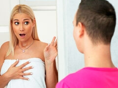 Grosser arsch, Grosser schwanz, Grosse titten, Blondine, Blasen, Schwanz, Milf, Titten