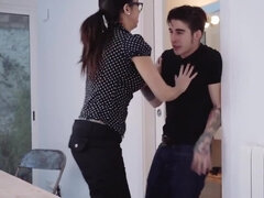 Blasen, Milf, Jungendliche (18+), Flotter dreier