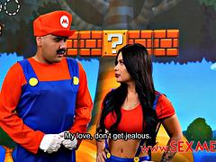 Nana, Sucer une bite, Hard, Hd, Fille latino, Plan cul à trois