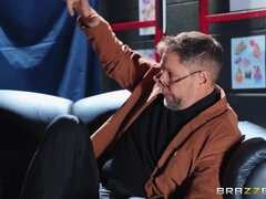 ブロンド, 巨乳な, なめる, マッサージ, 淫乱熟女, オマンコ