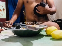 Азиатки, Большие сиськи, Индианки, На кухне, Милф, Мачеха