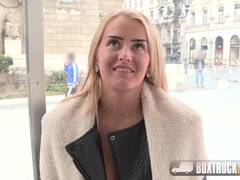 Aicha Lark rides face and cock in public