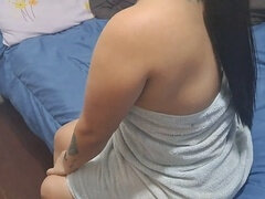 Fille latino, Massage, Mère que j'aimerais baiser, Huilée, Fils