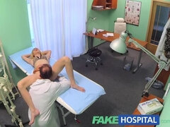 FakeHospital Doctors oral massage gives skinny blonde her first orgasm in y