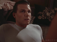 Dormitorio, Negro, Mamada, Atrapados, Engañando, Coño, Espía, Madrastra