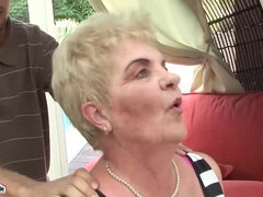 素人, お婆さん, 毛深い, ラフ, 垂れ乳, ストッキング, パイ刷り, オッパイの