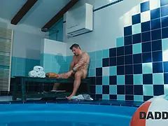 美人, 浮気者, 爸, 彼女, Hd, ラティーナ, プール, 叫ぶ