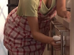 Step Daughter Away, Mom Yukari Mikawa Gets Creampied By Boyfriend