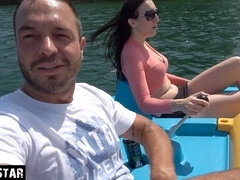 Riding cock, sucking dick, fucking on a boat