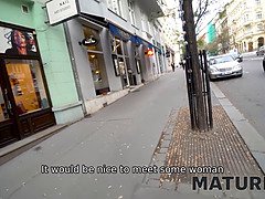 デカパイ, 茶髪の, お婆さん, 熟年, 天然, オマンコ, ストッキング, 締まりの良い