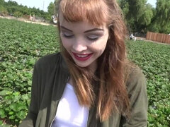Amateur, Papa, De plein air, Petite femme, Piercing, Pov, Chatte, Nénés