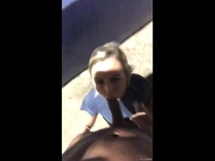 Blonde, Sucer une bite, Tir de sperme, Queue, Interracial, Mère que j'aimerais baiser, Public, Pute