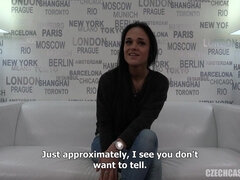 Voluptuous girl Lucka memorable casting adult video