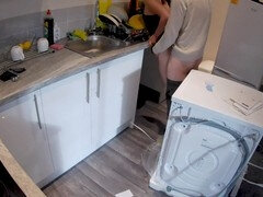 Kitchen, plumber kitchen, while husband away