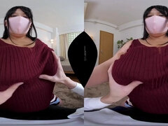 Nipponese nasty bbw stimulant VR clip