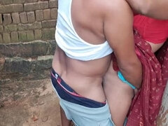 Village Bhabhi Outdoor Hardcore Fuck with Trilokinath - Horny Indian Wife Boobs Sucking and Deep Cock Pleasure