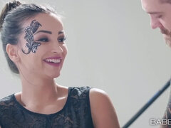 Chica, Mamada, Estilo perrito, Erótico, Sexo duro, Tetas naturales, Coño, Tetas