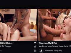 Anaal, Kont, Grote mammen, Pijpbeurt, Handbeurt, Hardcore, Shemale, Tieten likken