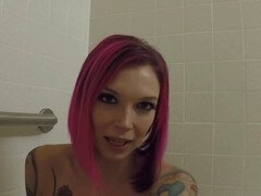 Anna Bell Peaks' vlog at the XBIZ awards featuring her punk style and big tits
