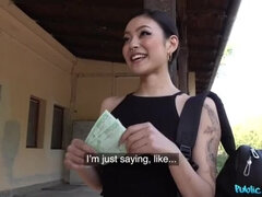 Asiatique, Noire, Sucer une bite, Queue, Orgasme, De plein air, Pov, Train