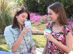 Bruinharig, Harig, Natuurlijke tieten, Klein, Doordringend, Kut duiken, Tatoeage, Tieten likken