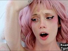 Anal, Mignonne, Queue, Petite femme, Transsexuelle, Maigrichonne, Jarretelles, Adolescente