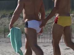 Anal, Beach, Couple, Gay, Hardcore, Muscle