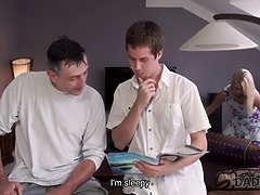 Blonde, Blowjob, Boyfriend, Daddy, Grandpa, Hd, Son, Teen