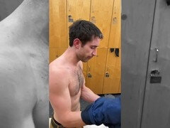 Naked locker room, stripped, locker