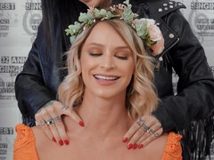 69, Cul, Noire, Blonde, Fétiche, Cuir, Lesbienne, Chatte