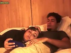 My Stepsister Swallows My Penis After Watching the Movie, They Almost Discovered Us