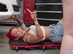 Big cock, Big tits, Busty, Deepthroat, Shemale, Threesome, Tits