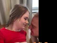 18, Amateur, Anal, Closeup, Couple, Kissing, Tits, Whore