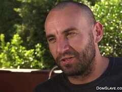 In den arsch, Sadomasochismus, Braunhaarige, Schwarz, Würgen, Hardcore, Rau, Sklave