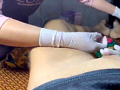 Amateur, Asiático, Verga grande, Cfnm, Médico, Verga enorme, Monstruo, Voyeur