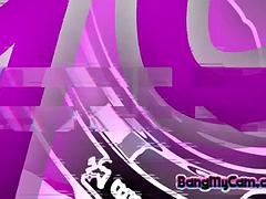 Asiatique, Brunette brune, Coréenne, Masturbation, Petite femme, Solo, Adolescente, Nénés