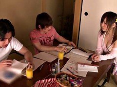 Vriendin, Groep, Japaans, Ondergoed, Twee staartjes, Tiener