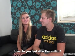 Blond, Bruinharig, Tsjechisch, Hardcore, Natuurlijke tieten, Vrouwwisselen